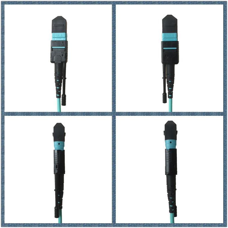 MPO MTP Fiber Optic Patch Cord with Tie Rod