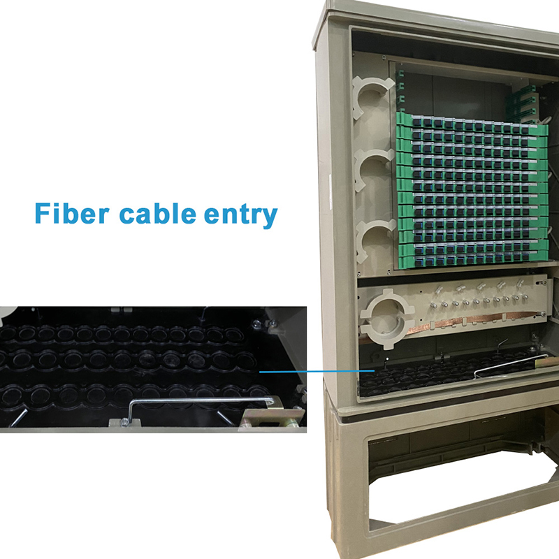 288 Core Fiber Optical Distribution Cabinet ODF For FTTH Outdoor Telecom