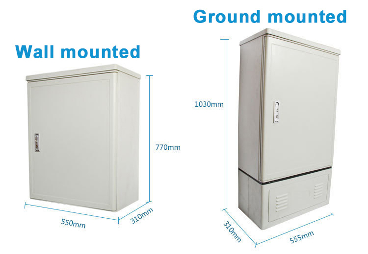 288 Core Fiber Optical Distribution Cabinet ODF For FTTH Outdoor Telecom